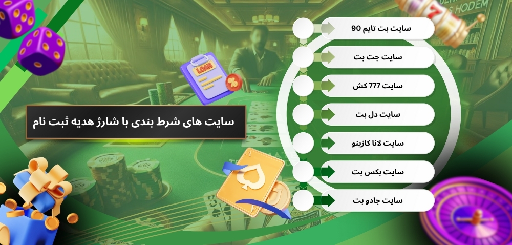 معتبرترین سایت های شرط بندی با شارژ هدیه ثبت نام